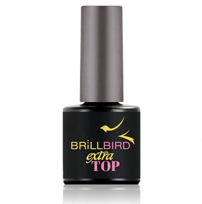 BrillBird Extra Top - Megújult formula -fixálásmentes, univerzális fedőfény 8ml főképe